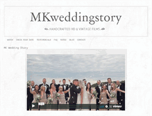 Tablet Screenshot of mkweddingstory.com